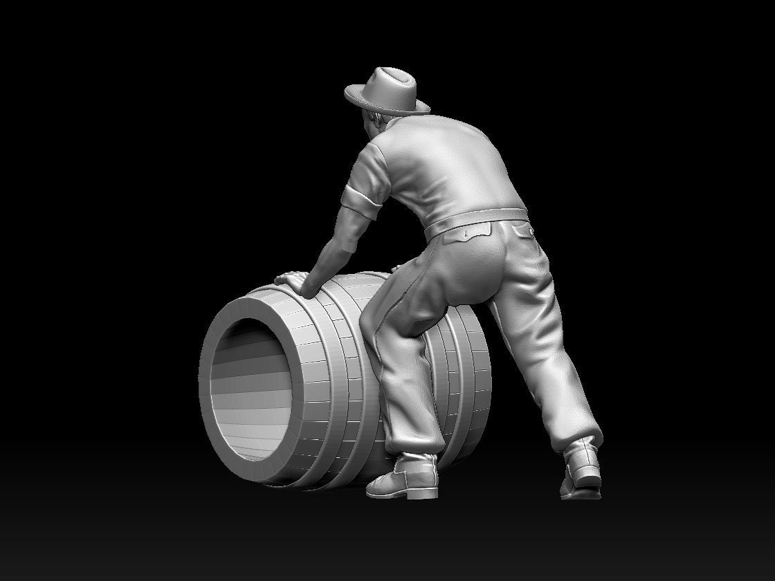 workers 3D print model_16