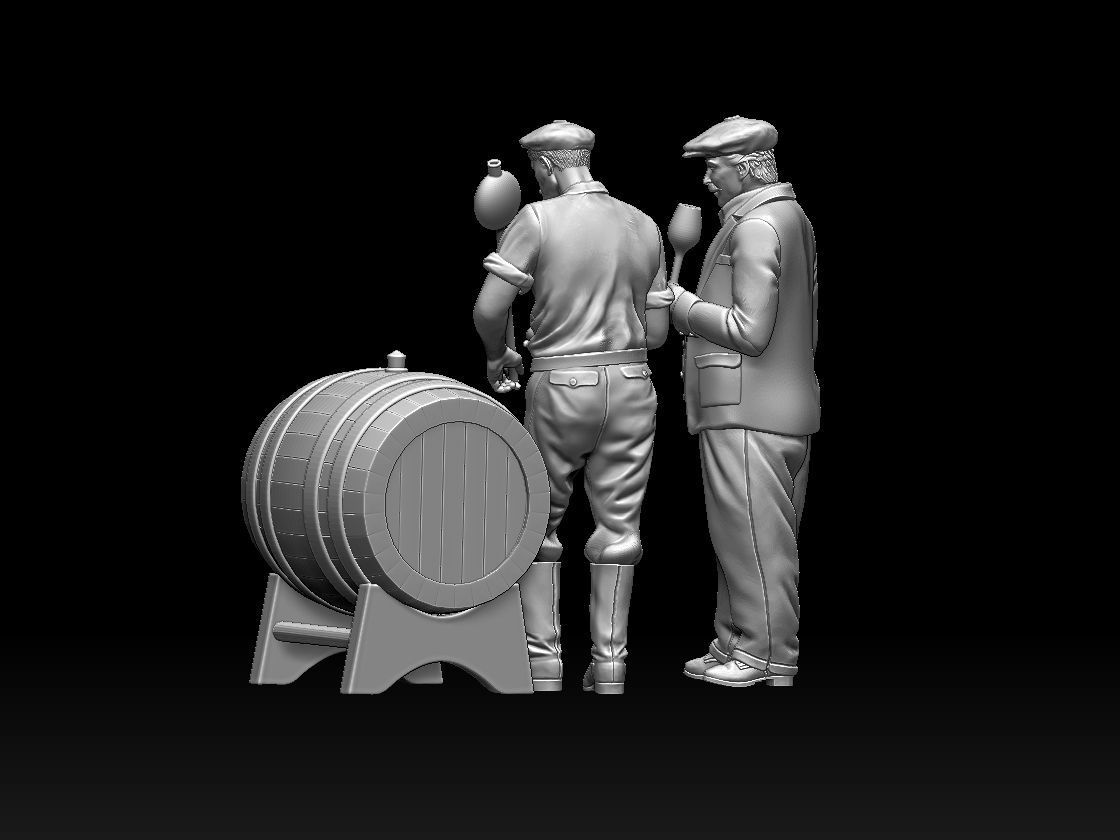 workers 3D print model_43