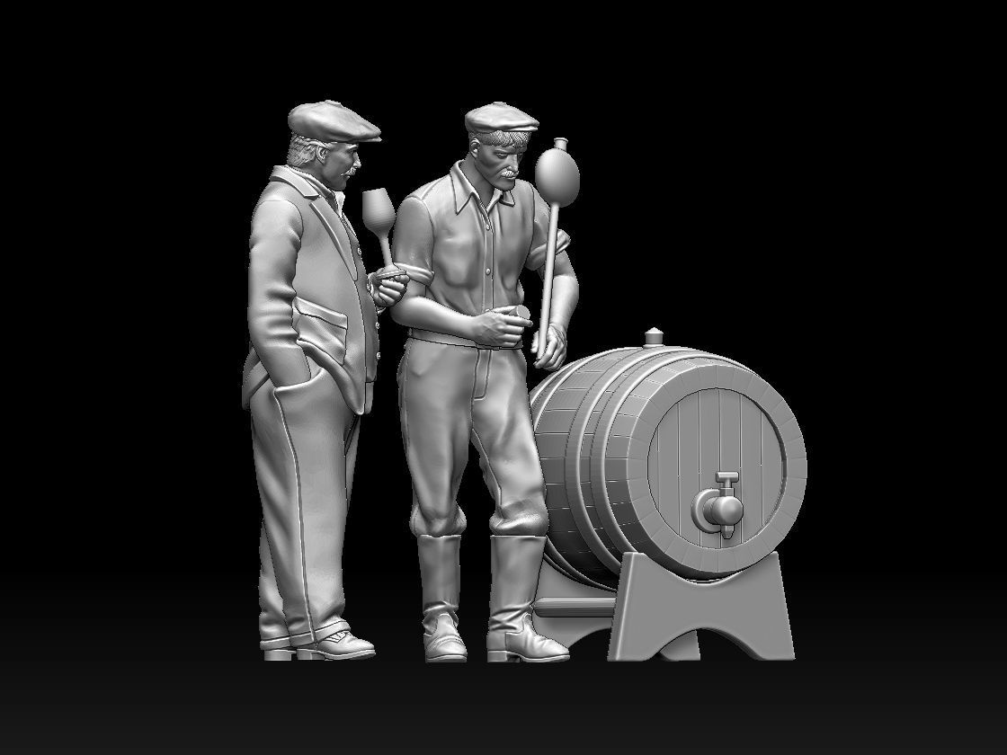 workers 3D print model_64