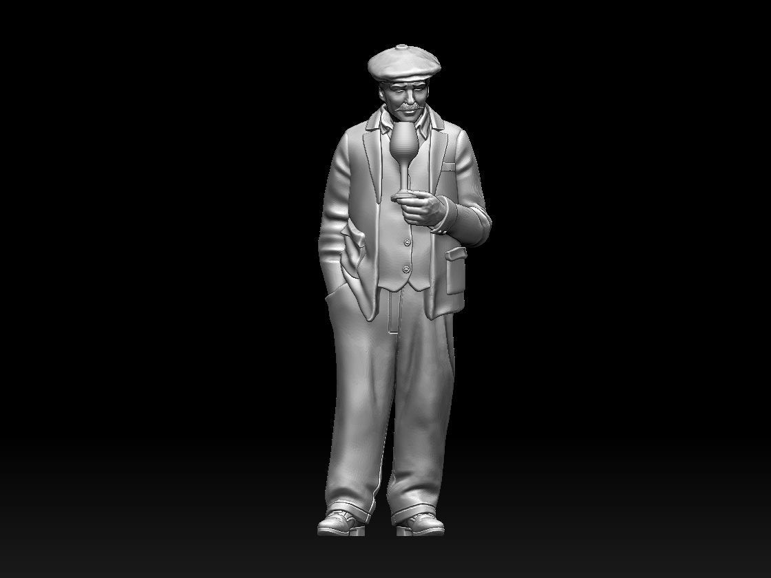 workers 3D print model_37