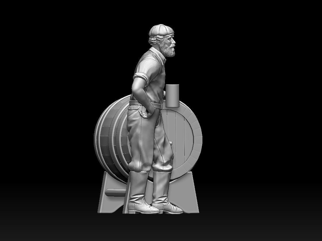workers 3D print model_47