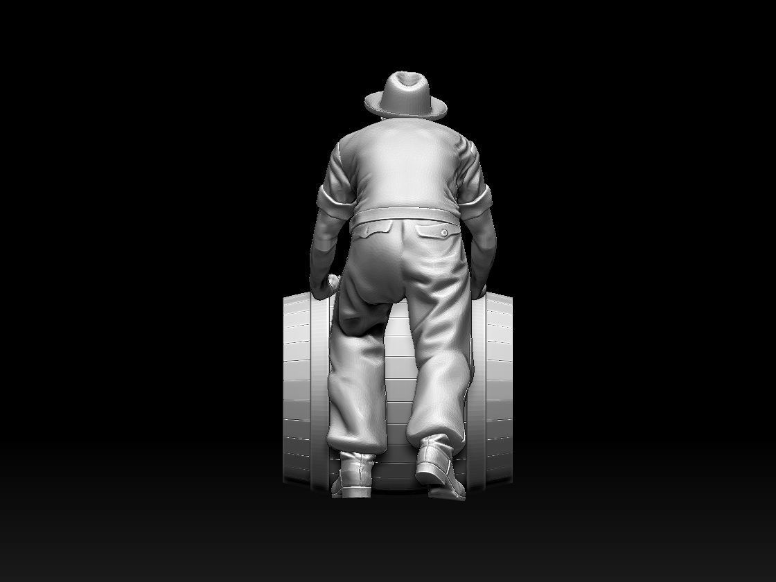 workers 3D print model_44