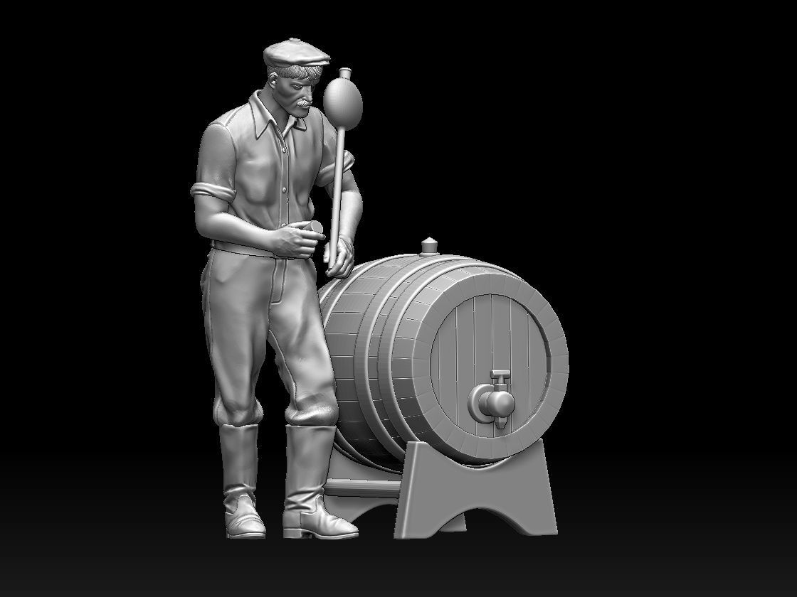 workers 3D print model_20