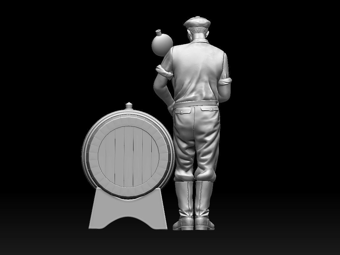 workers 3D print model_38