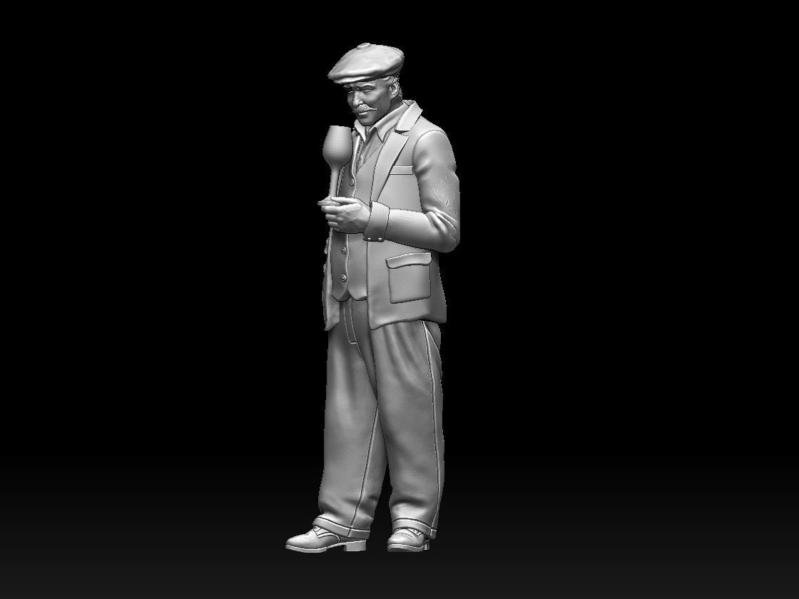 workers 3D print model_62
