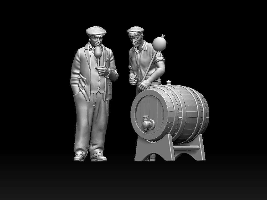 workers 3D print model_40