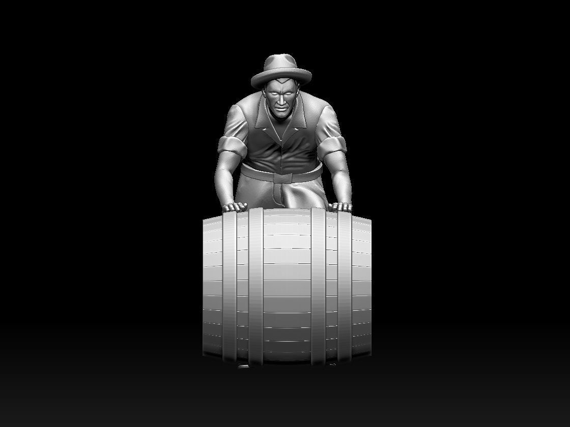workers 3D print model_27