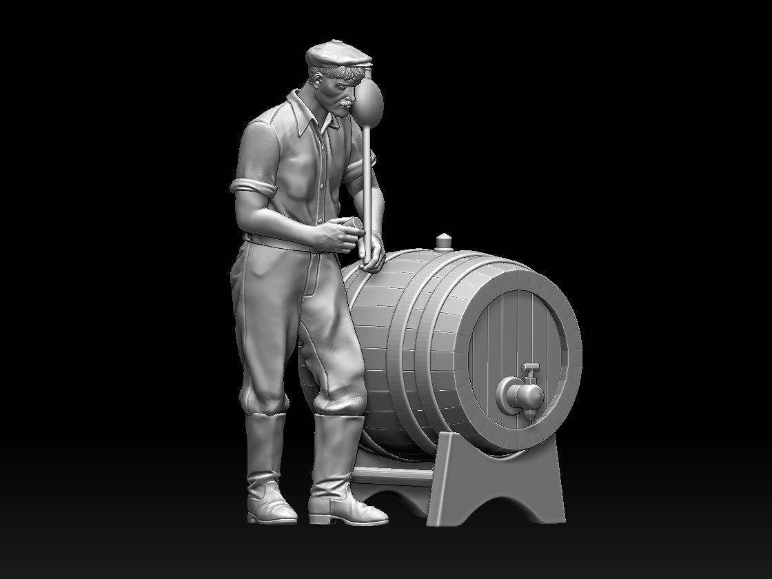 workers 3D print model_52