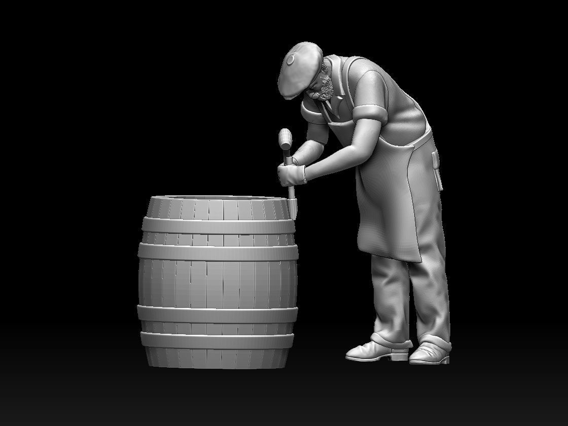 workers 3D print model_68
