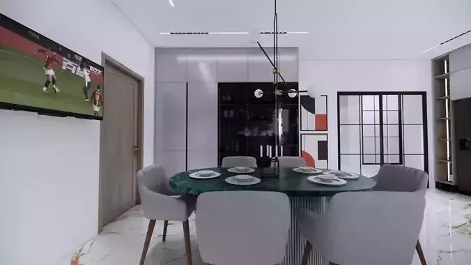 Realistic Kitchen - Enscape Sketchup