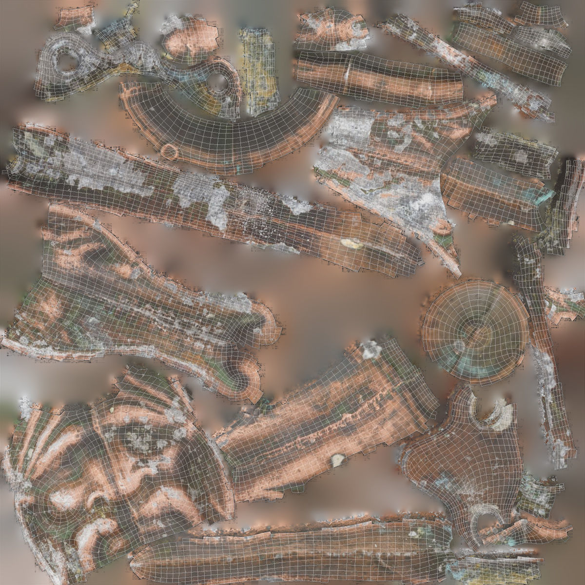 Clothes Hook Low-poly 3D model_6