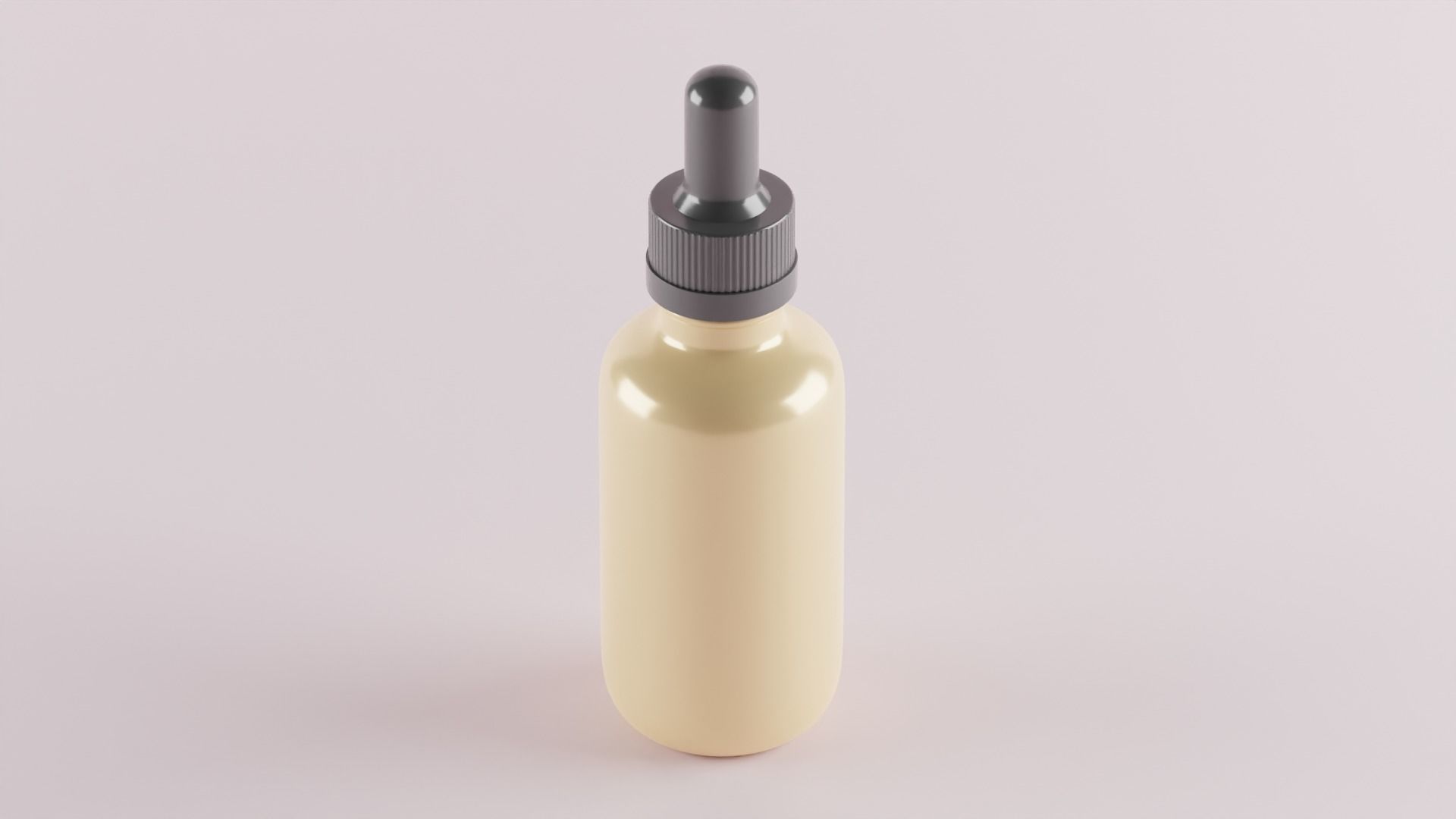Dropper bottle 3D model_1