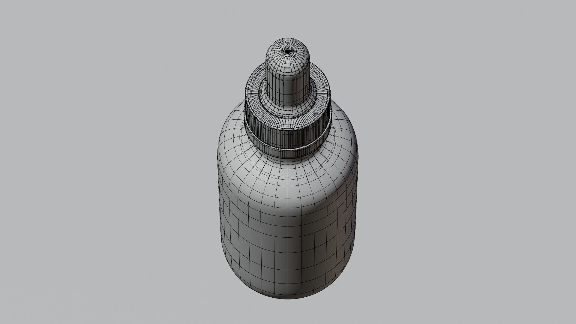 Dropper bottle 3D model_9