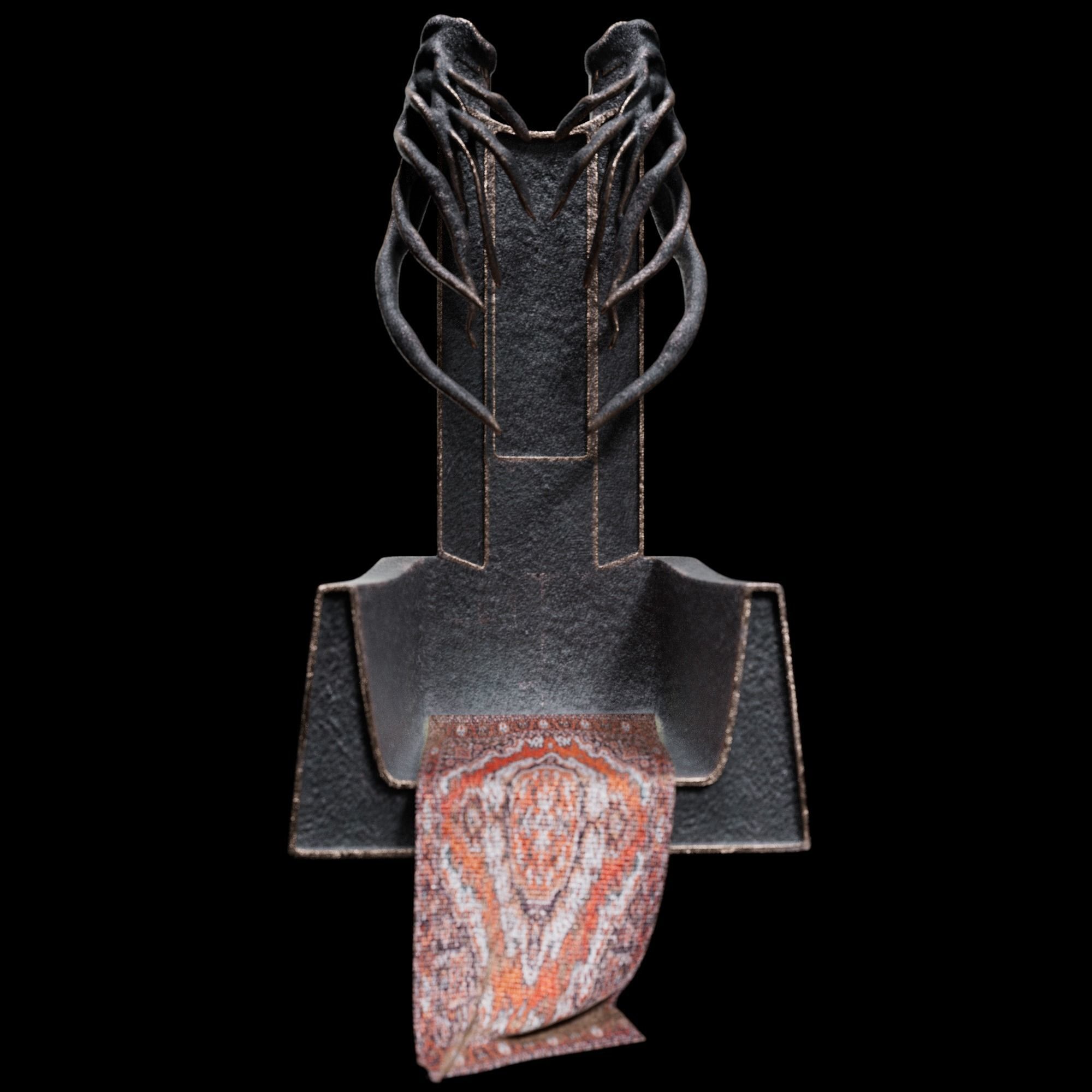 Throne 3D model_1