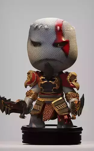 Kratos God Of War - 3D print