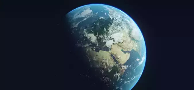 Planet Earth-VrayCPU