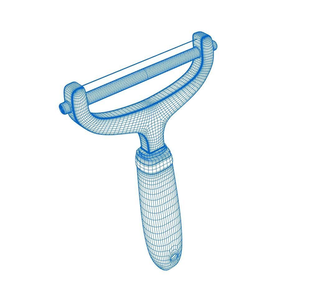 Cheese slicer 3D model_4