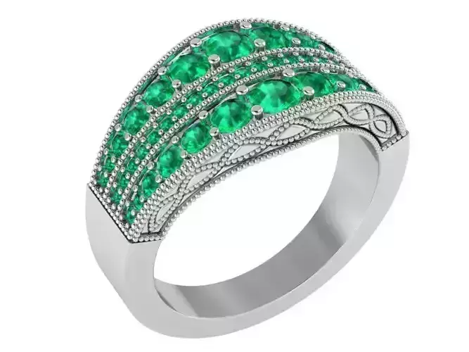 Milgrain Band Ring 2967