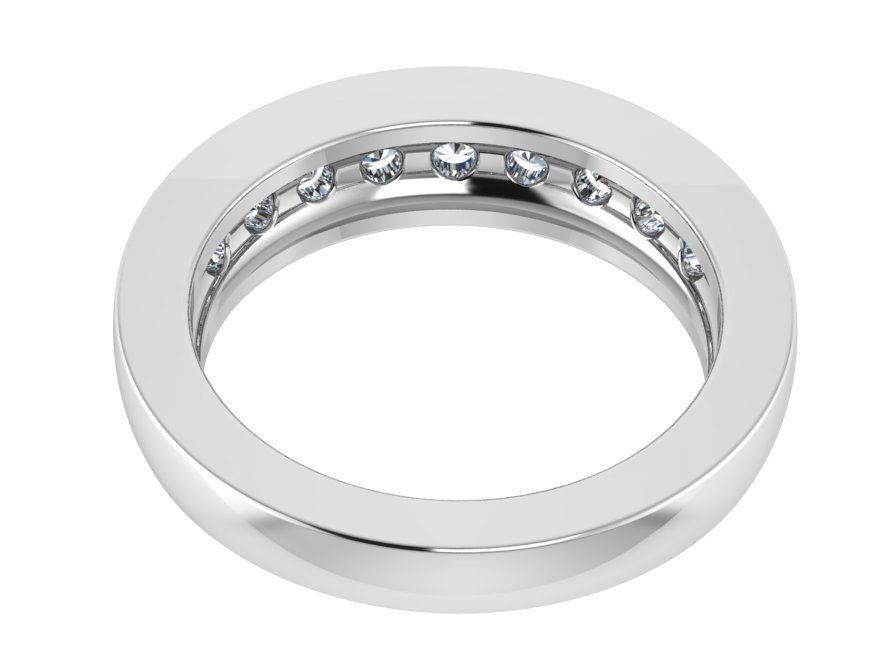 Channel Setting Band Ring 2971 3D print model_3