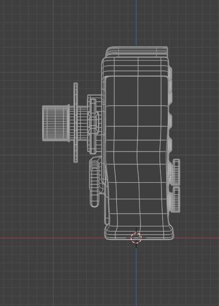 LMDH Steering wheel Low-poly 3D model_7