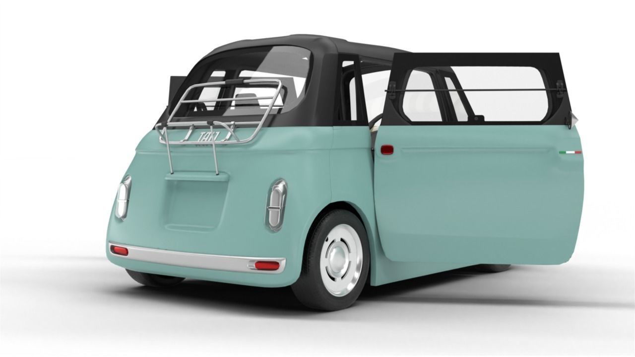 Pack mini-car HQ interior 3D Model Collection_9