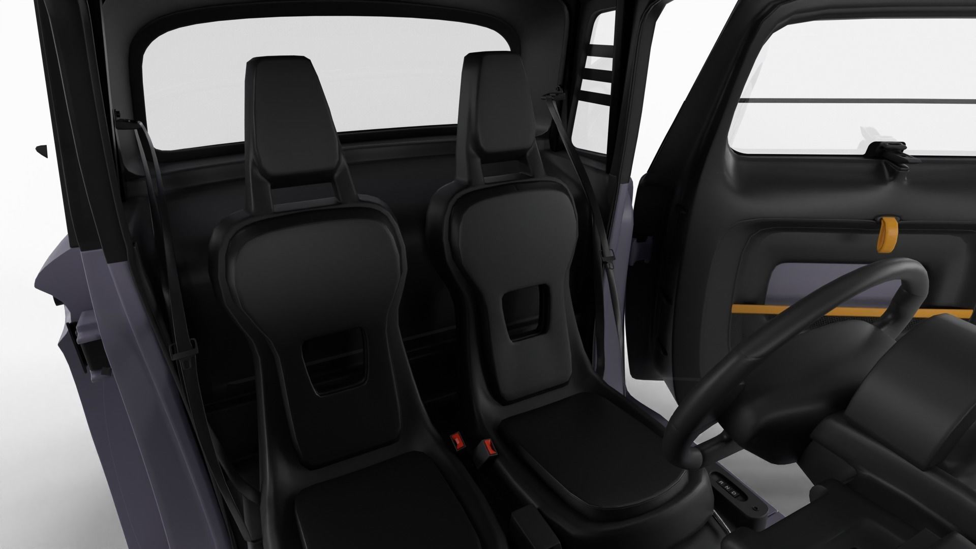 Pack mini-car HQ interior 3D Model Collection_17