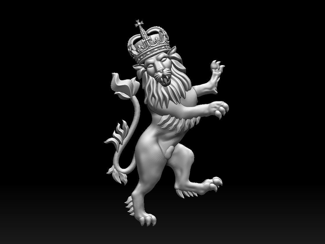 lion king 3D print model_48