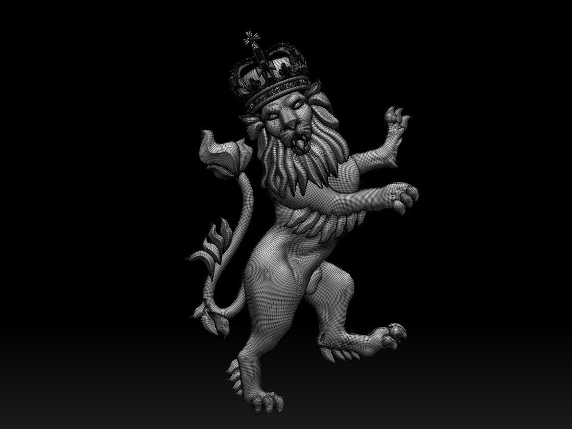 lion king 3D print model_46
