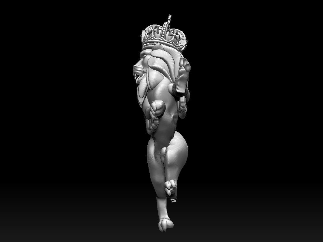 lion king 3D print model_7