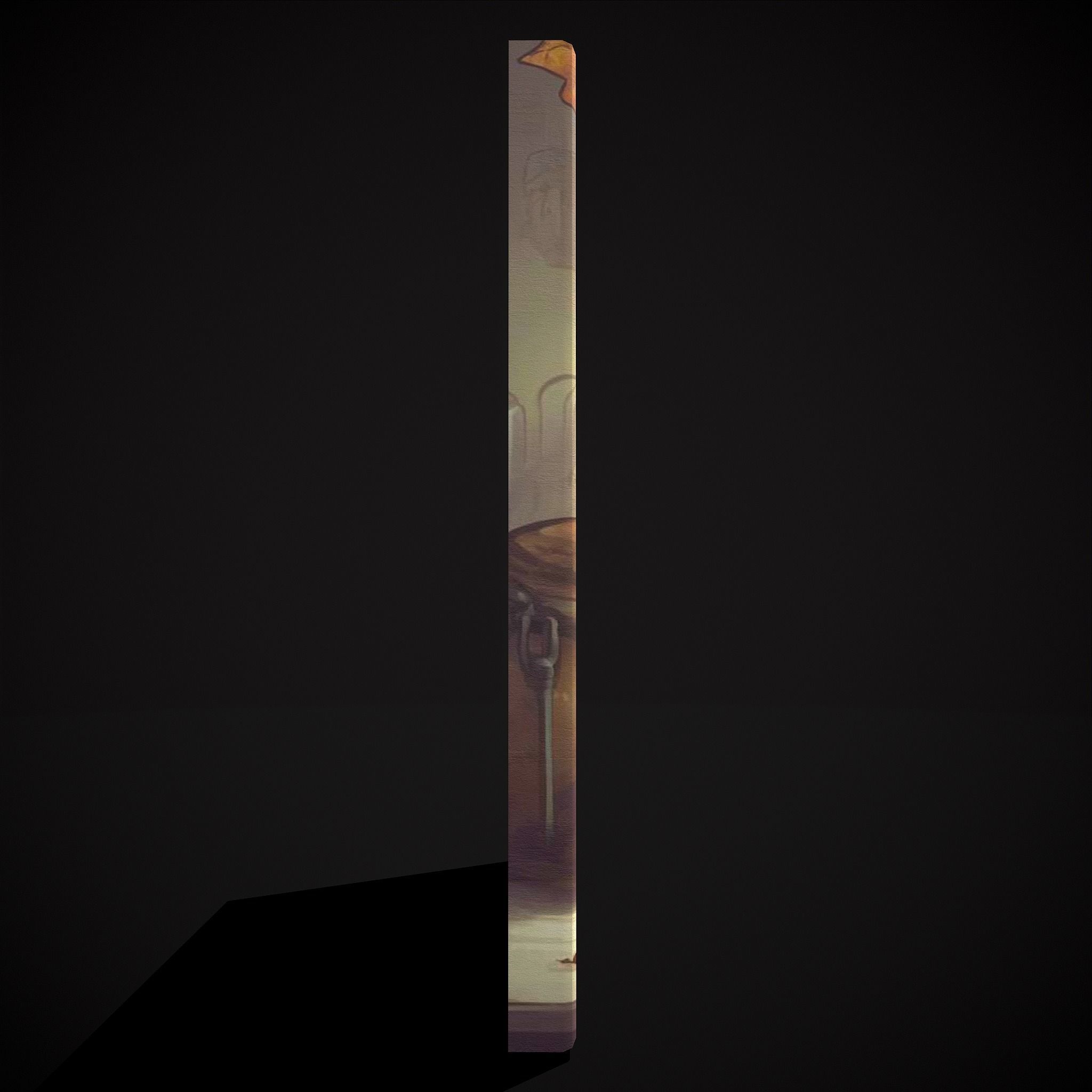 Mean Mouse in a Jar Painting Low-poly 3D model_7