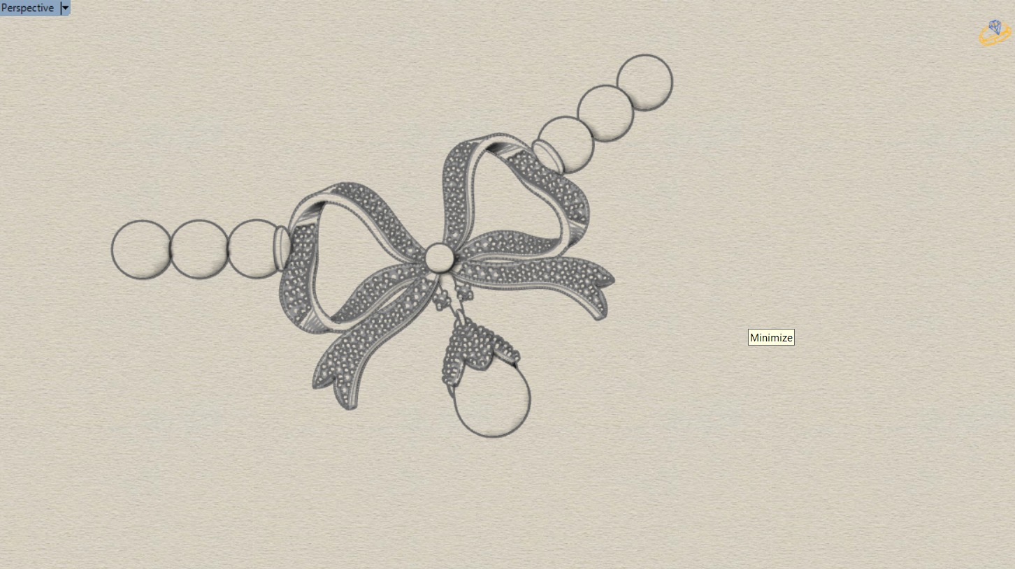 luxury woman pearl stl 3dm pendant pp0005 3D print model_11