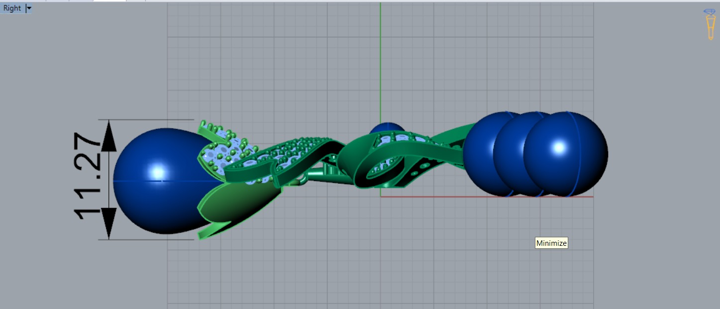 luxury woman pearl stl 3dm pendant pp0005 3D print model_16