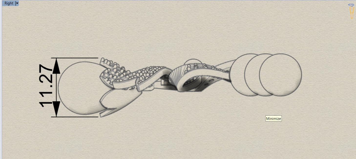 luxury woman pearl stl 3dm pendant pp0005 3D print model_17