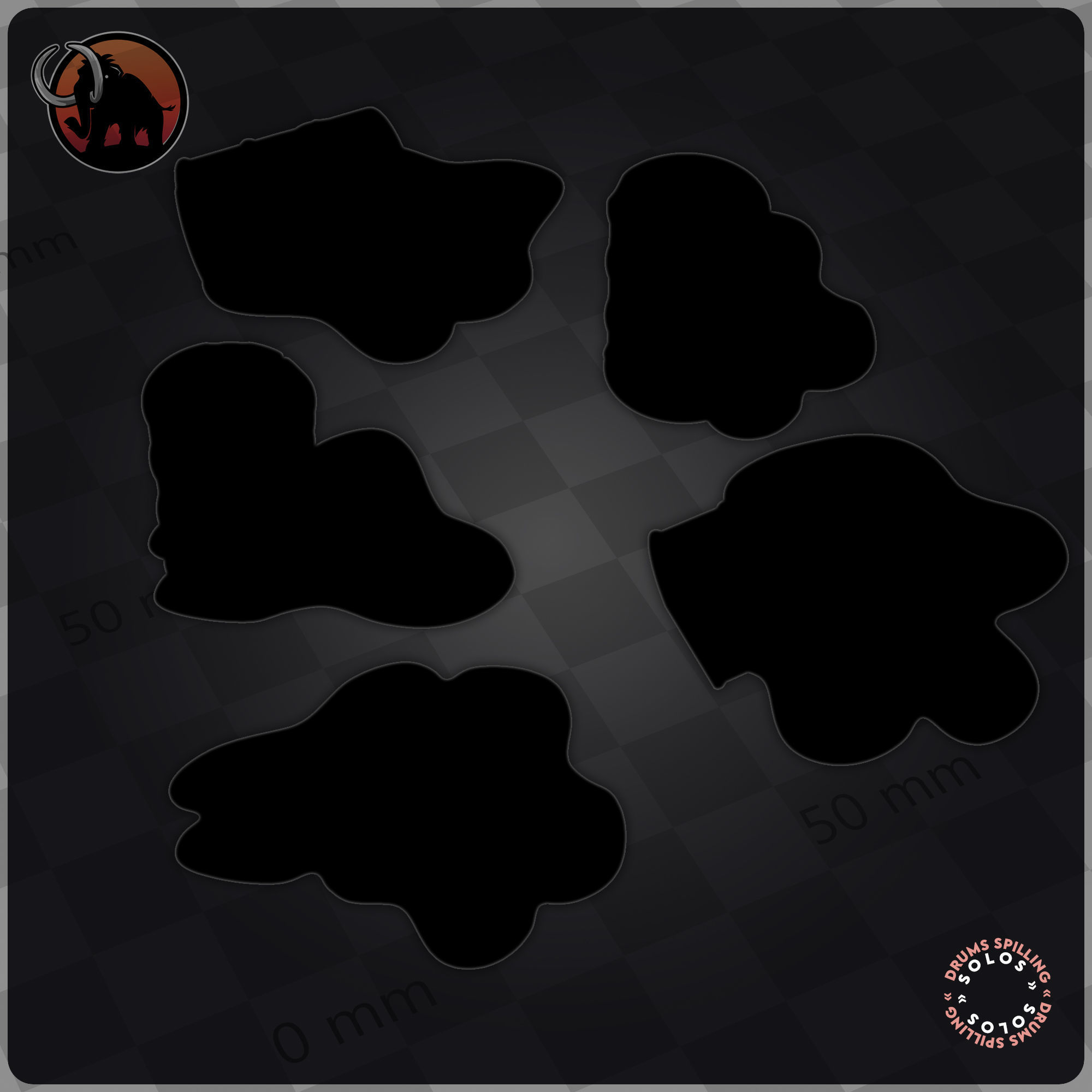 Drums Spilling 3D print model_7