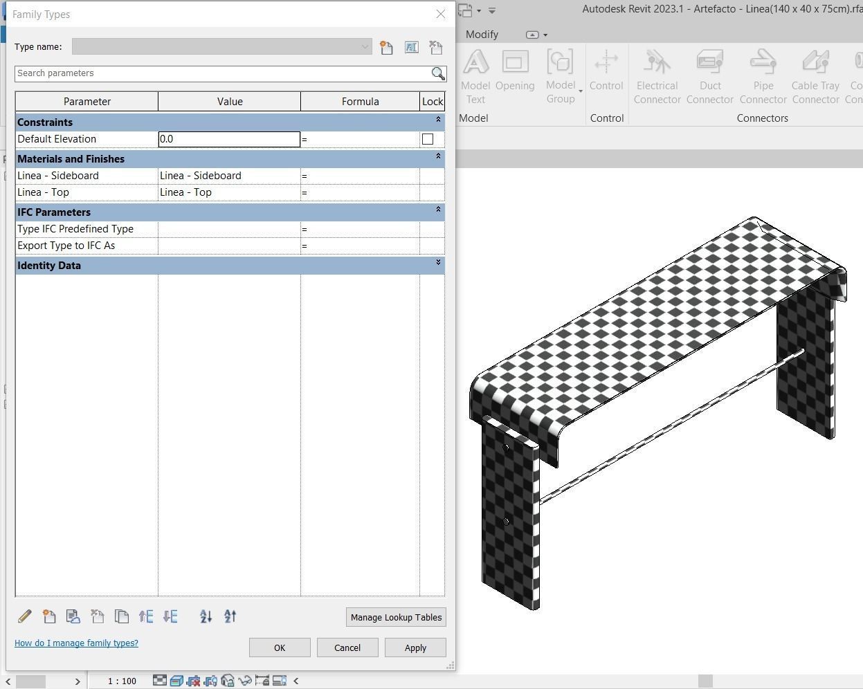 Sideboard Linea by Artefacto 3D model_3