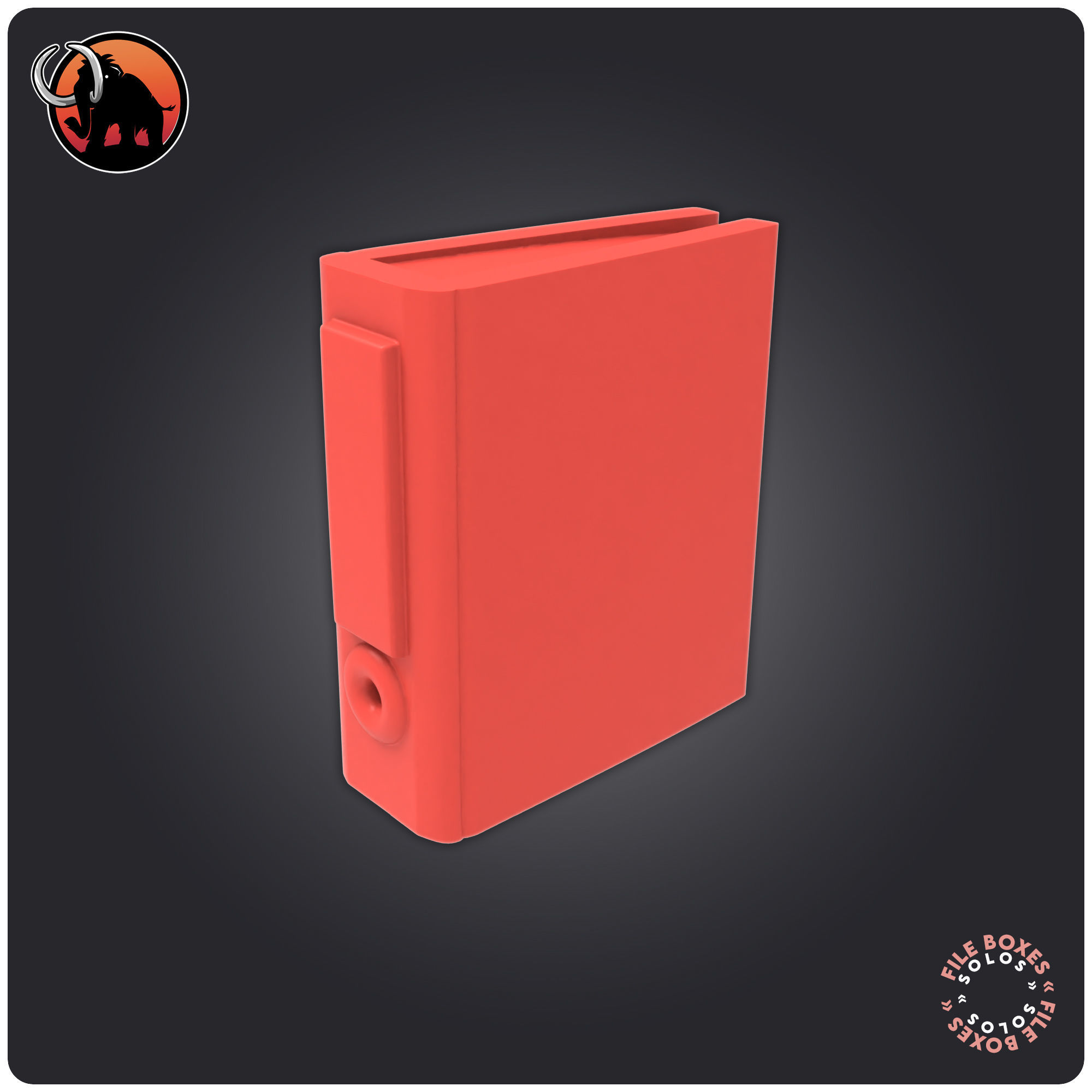File Boxes 3D print model_2