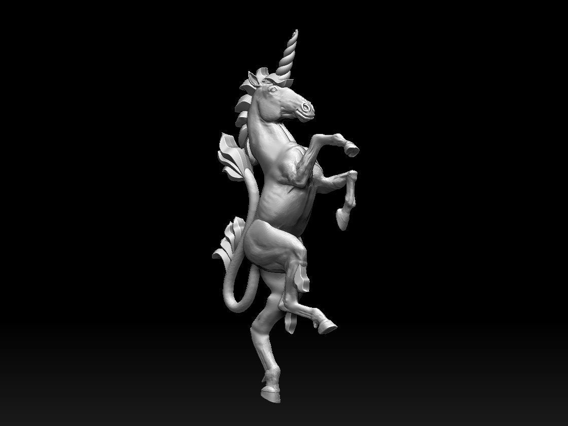 unicorn 3D print model_14