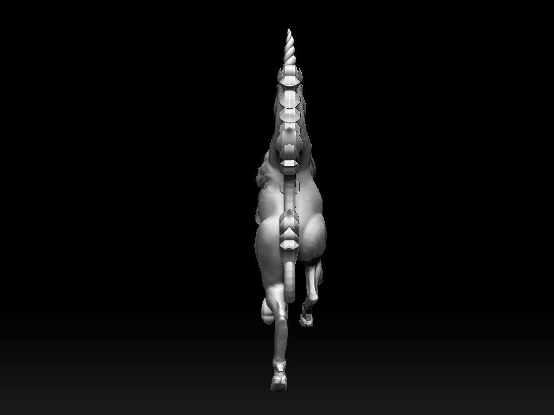 unicorn 3D print model_31