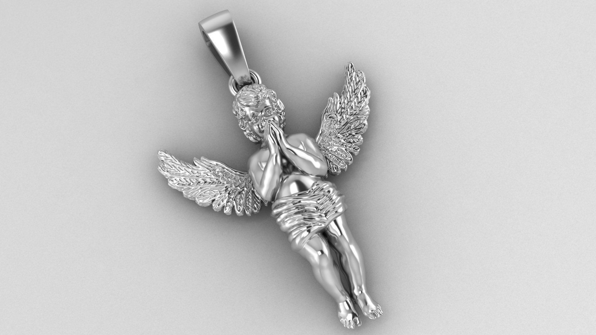 Angel 3D print model_4