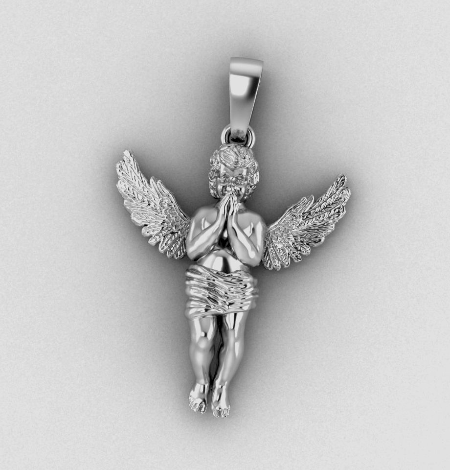 Angel 3D print model_5