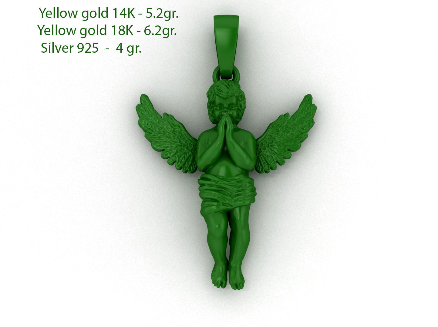 Angel 3D print model_6