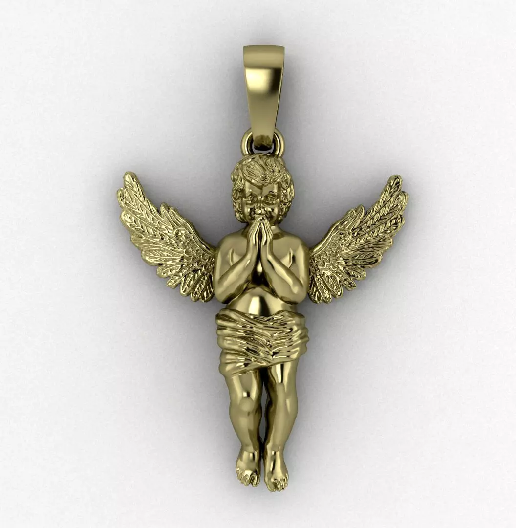 Angel 3D print model_0