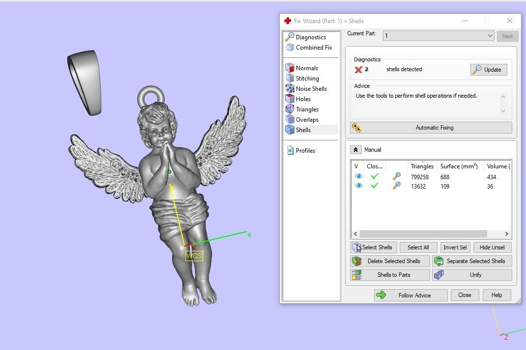 Angel 3D print model_9