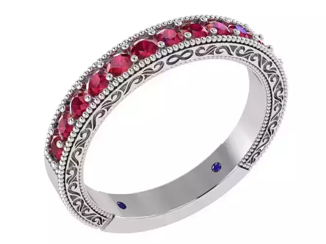 Ornamental Band Ring 2989