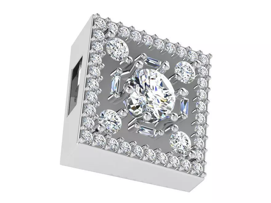Rhombus Diamond Pendant 2990 3D print model