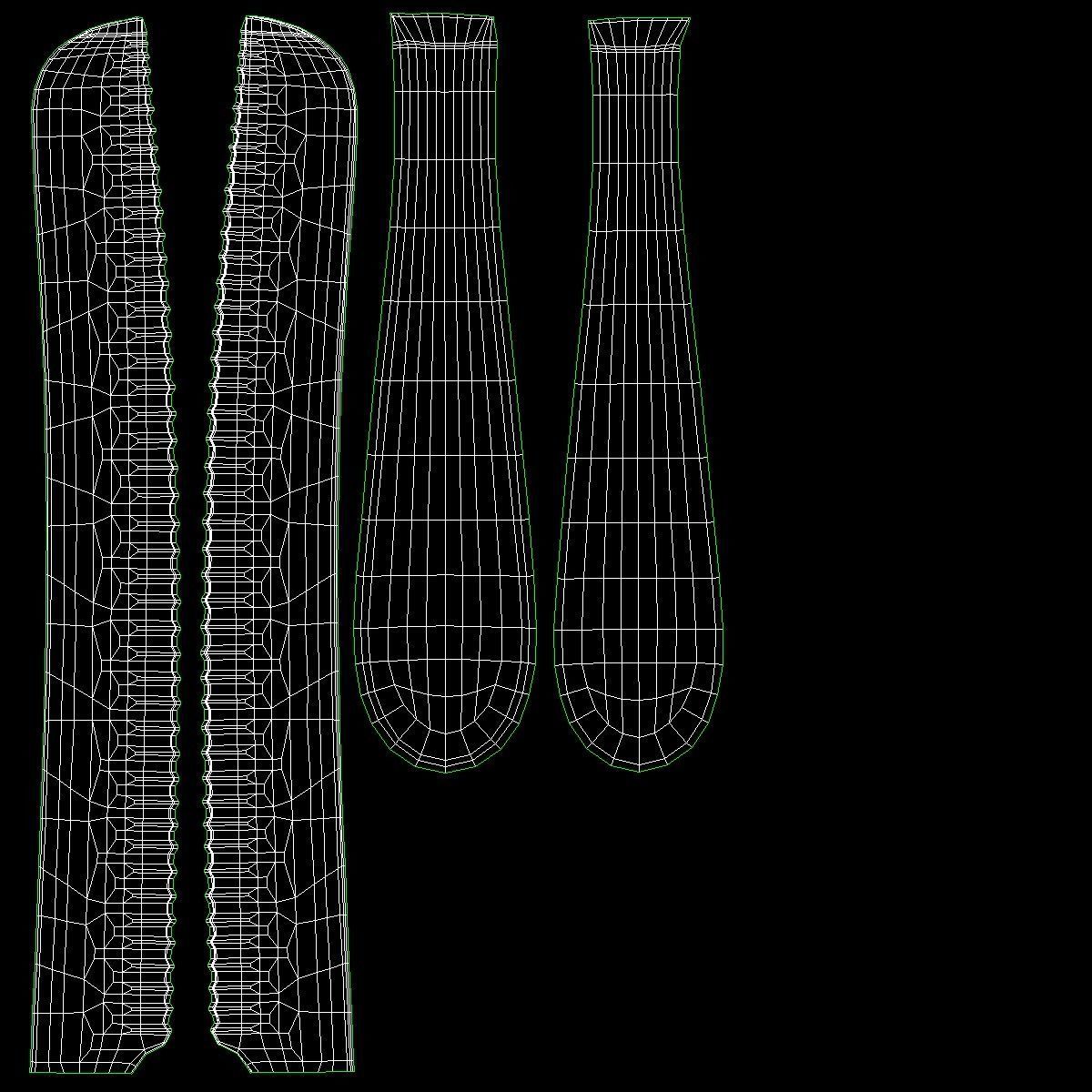 Cake Pie Pizza Knife and Server Generic Cutlery 3D model_18