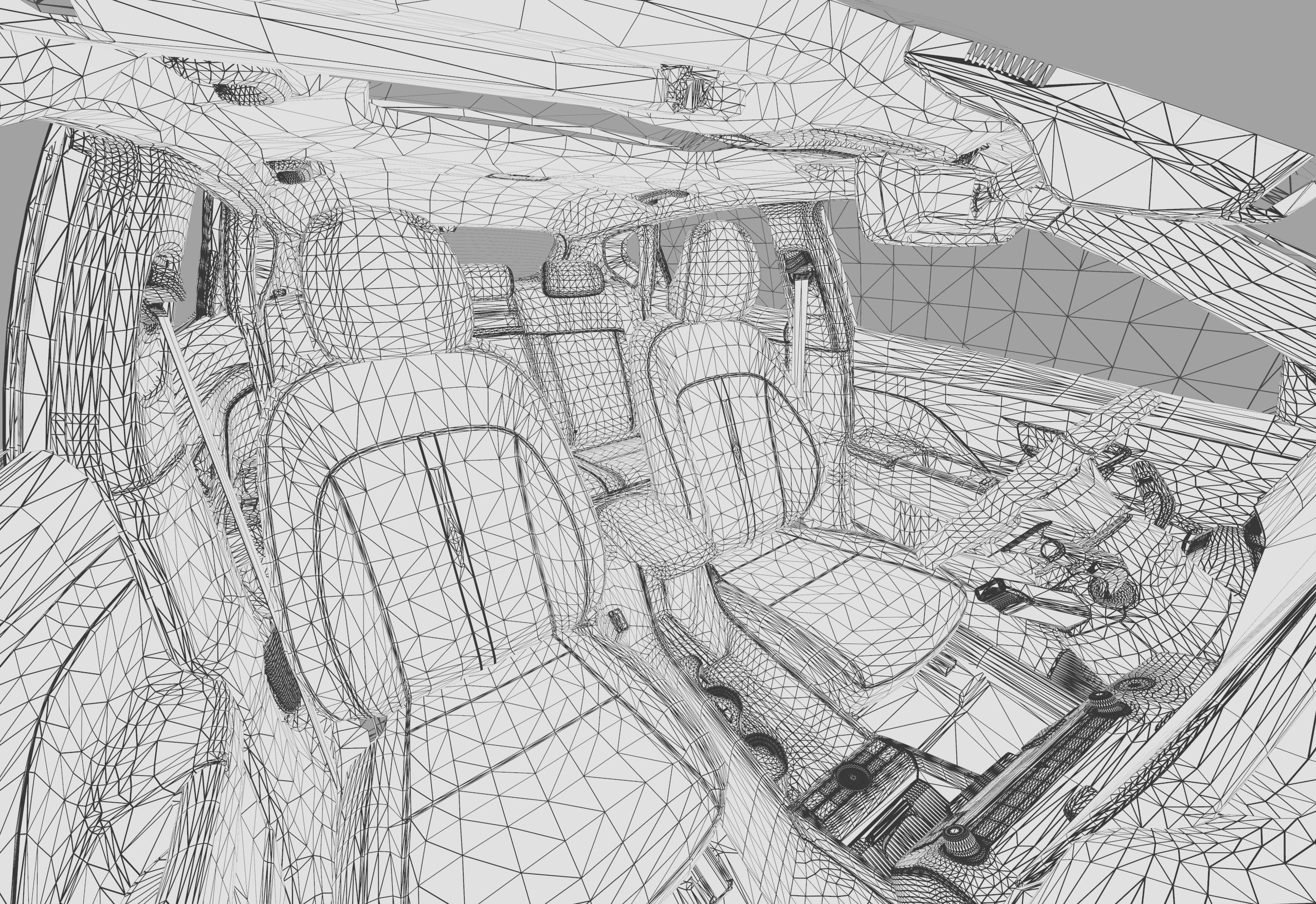 Hyundai Kona N line 2024 HQ interior 3D model_47