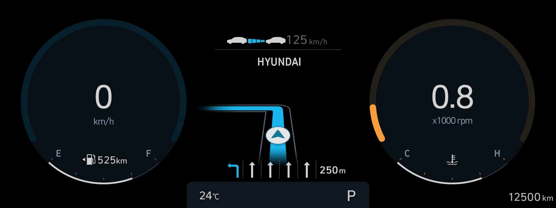 Hyundai Kona N line 2024 HQ interior 3D model_56
