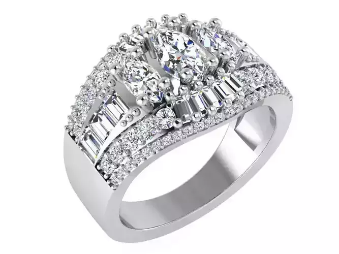 Diamond Band Ring 2998