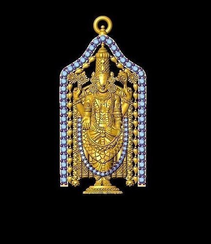 BALAJI DIAMOND PENDENT  3D print model